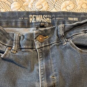 Rewash Classic Blue High Rise Flare Jeans, size 29, length 29”